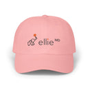 Coral Embroidered Dad Cap
