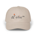 Coral Embroidered Dad Cap