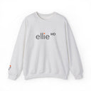 Coral Embroidered Crewneck