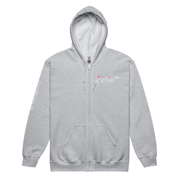Ellie Heavy Blend Zip Hoodie - Image 3