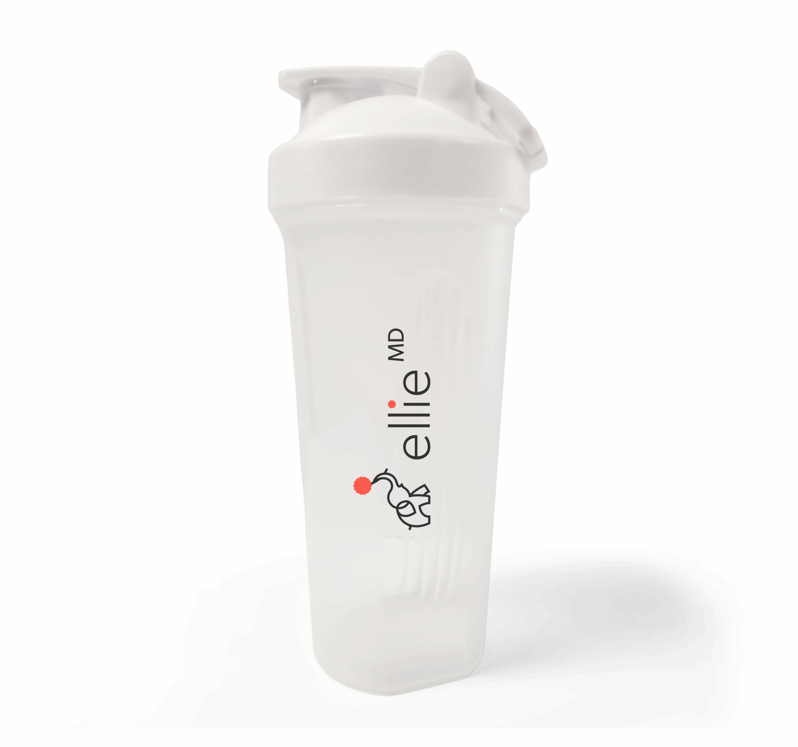 Coral EllieMD Protein Shaker, 24 oz
