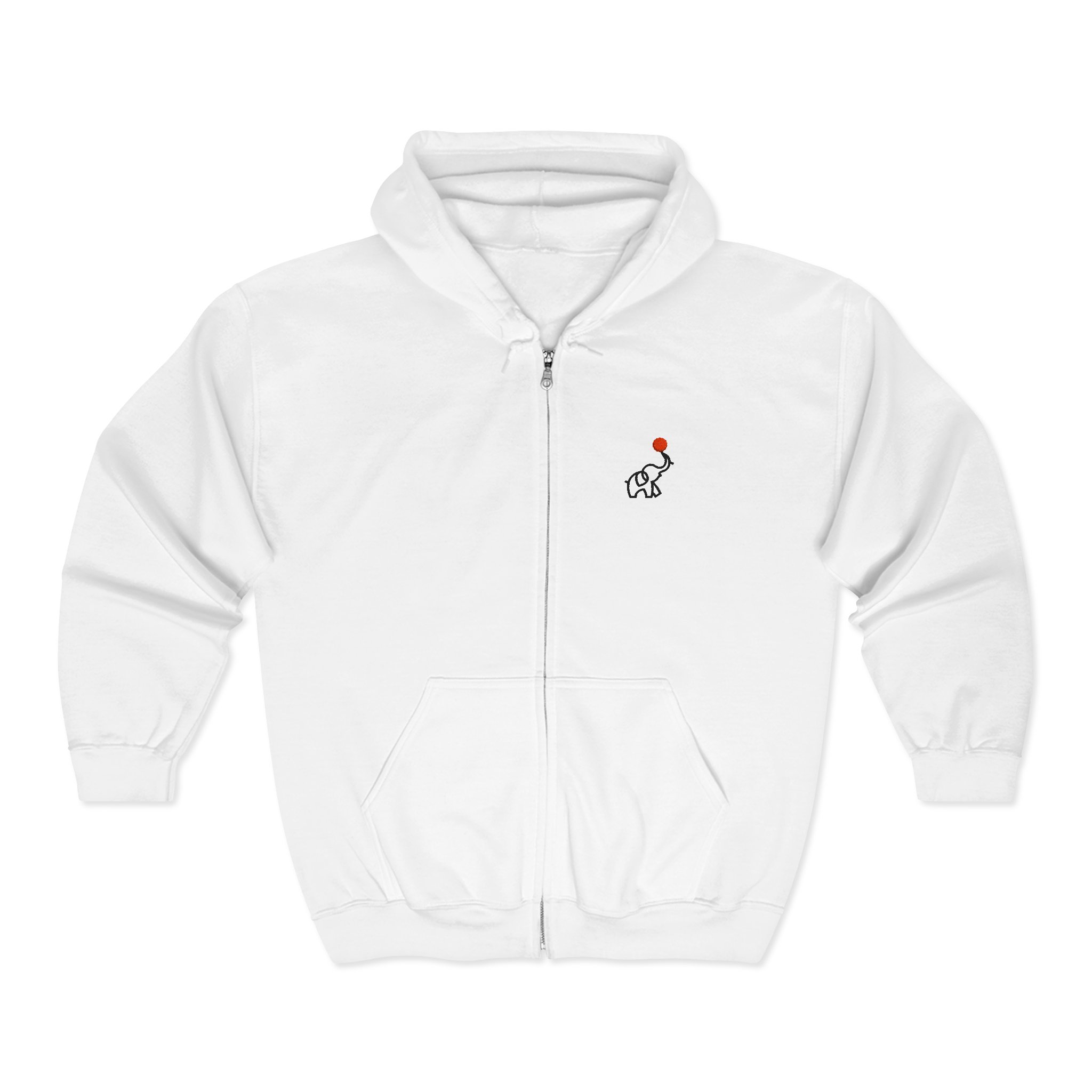 Embroidered Zip-Up