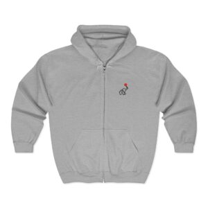 Embroidered Zip-Up