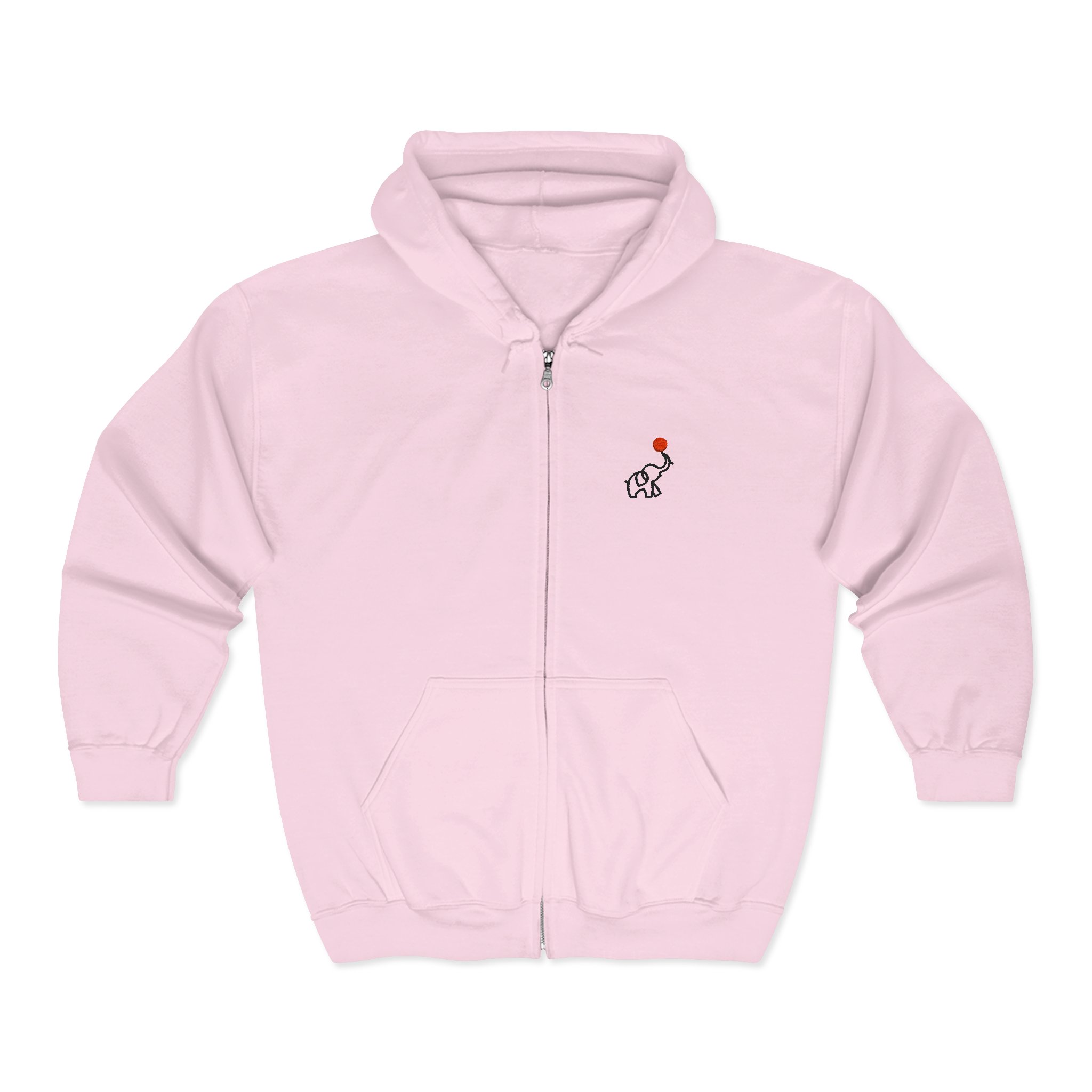 Embroidered Zip-Up